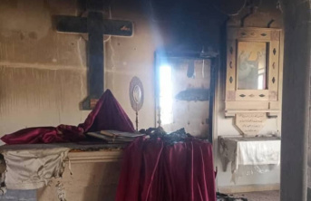 Damage to St Michael’s Melkite Greek-Catholic Church